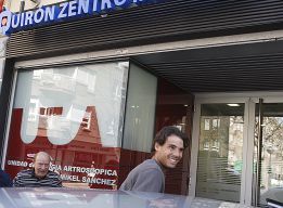 Nadal pasa reconocimiento en Vitoria: "Me encuentro bien"